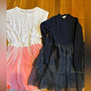 Bundle 4 jcrew sweater dresses, 1 gap dress (size 7-8)